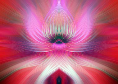 Abstract Fractal Painting