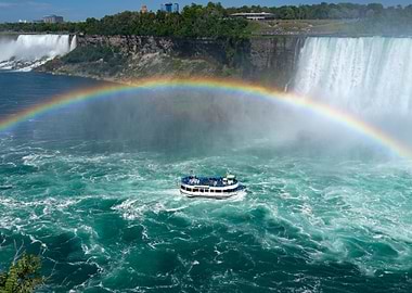 Rainbow Niagara Falls Mist