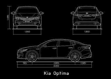 Kia Optima 2017 Blueprint