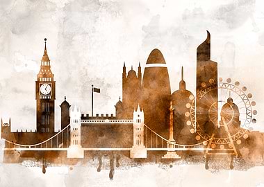 London England Skyline