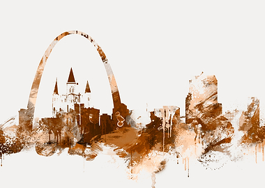 St Louis Missouri Skyline