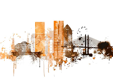 Portland Oregon Skyline