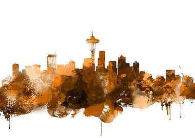 Seattle Washington Skyline