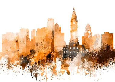 Philadelphia City Skyline