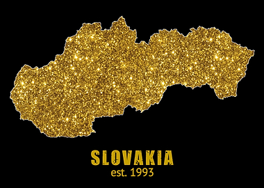 Slovakia Gold Map