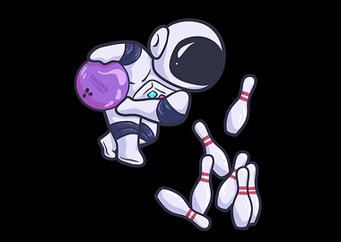 Astronaut Bowling Sports