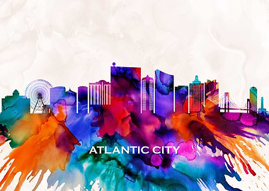 Atlantic City Skyline