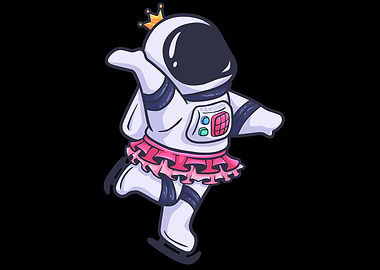 Astronaut Ice skating
