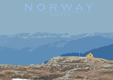 Norway road from Bergen