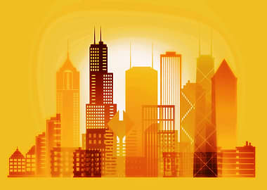 Chicago Illinois Skyline