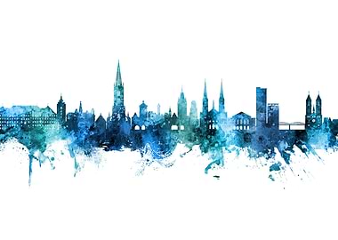 Freiburg Skyline