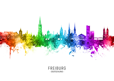 Freiburg Skyline