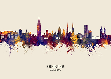 Freiburg Skyline