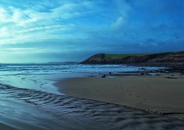 Blue Skies at Manorbier