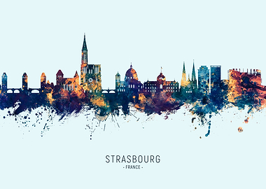 Strasbourg Skyline France