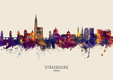 Strasbourg Skyline France