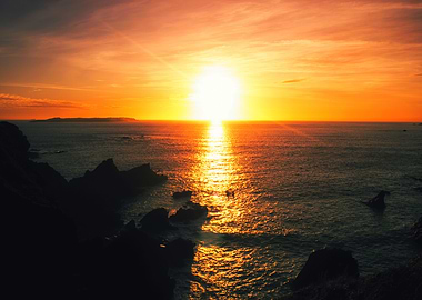 Sunset near Deadmans Bay