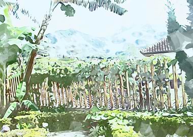 Nature view painting