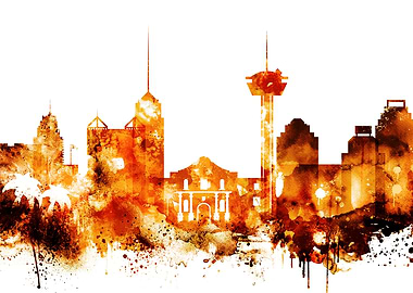 San Antonio Texas Skyline