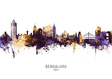 Bengaluru Skyline India