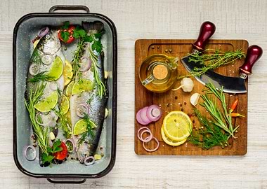 Food Fish Still Life Seafo