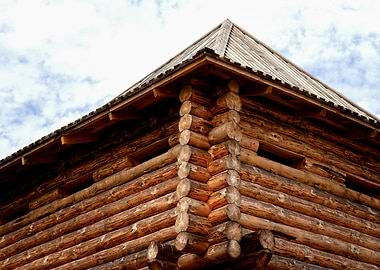 Medieval Wood Log Fortress