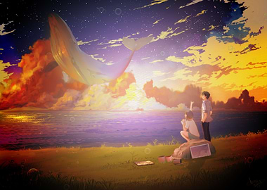 Anime Original Whale Girl