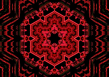 Hindu Hexagram Mandala