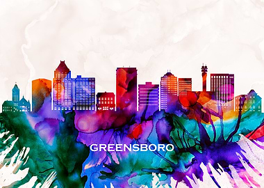 Greensboro Skyline