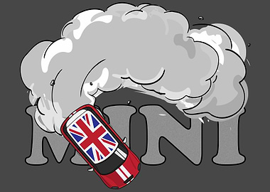 Drifting Mini Cooper