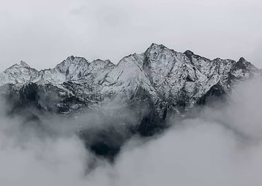foggy mountains