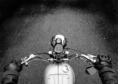 Classic Motorcycle Rider