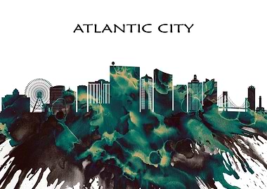 Atlantic City Skyline