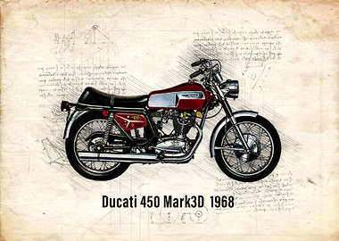 Ducati 450 Mark3D 1968