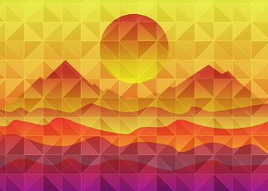 geometrich landscape