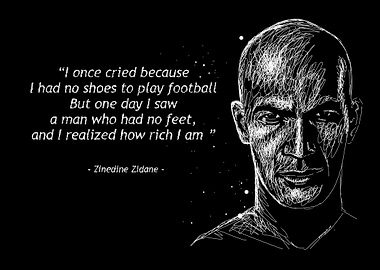 Zizou Football Quote