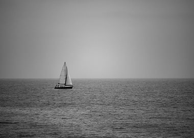 Boat on the Atlantic Ocean