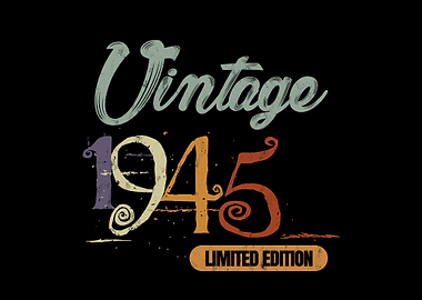 1945 Vintage Birthday Gift