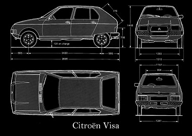 Citroen Visa Blueprint