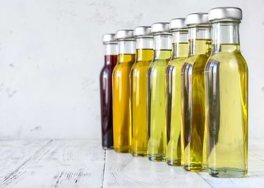 Set of vegetable oils