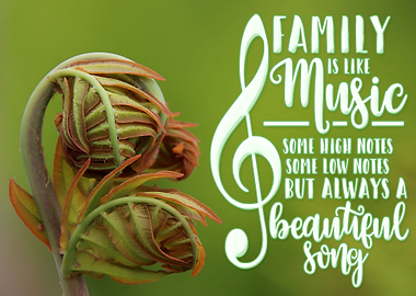 Family Is Like Music