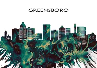 Greensboro Skyline