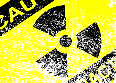 Radioactive Grunge Sign