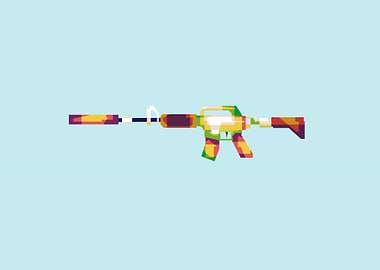 M4A1 CSGO in WPAP
