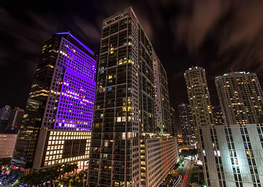 Miami Florida at Night