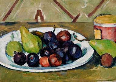 Plate with Fruit
