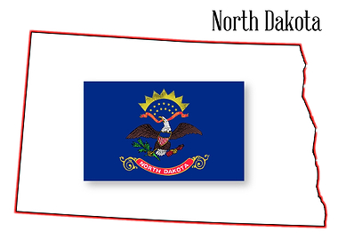 North Dakota State Map