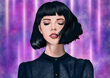 Bob cut girl