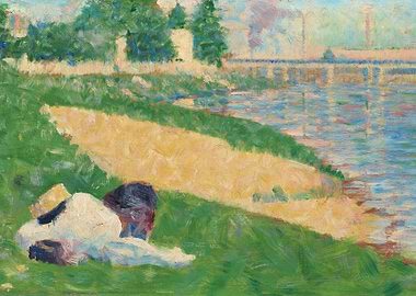 The Seine with Clothing
