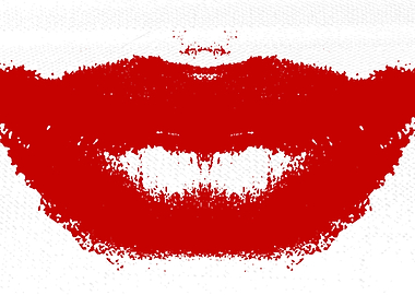 Lipstick Smudge on Tissue